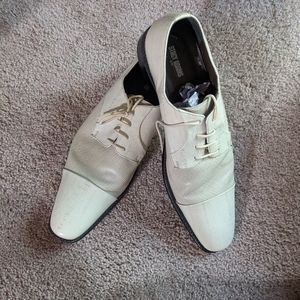 Men's white dress shoes 14
